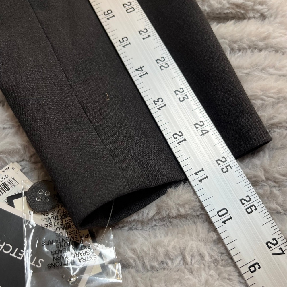NWT Nine West Women's Gray Granite‎ Stretch Blazer Suit Jacket US 14 - Picture 12 of 16